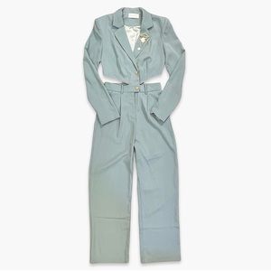 ALTEREDREAMS Tailored Cutout Blazer Jumpsuit One Piece Romper XS